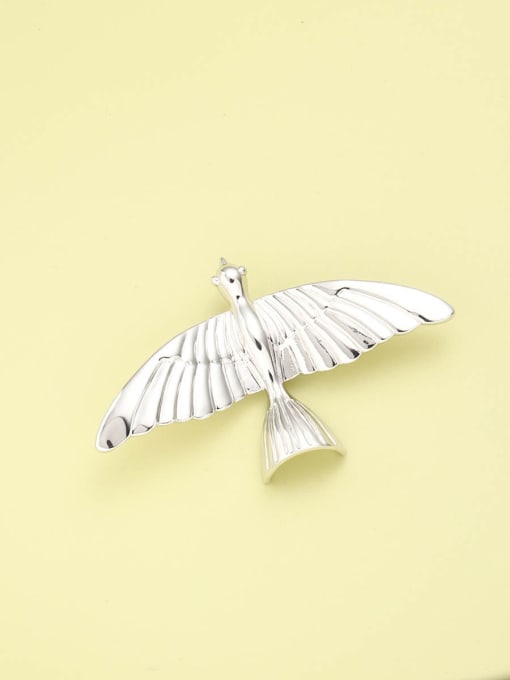 Lin Liang Brass Owl Minimalist Pins & Brooches 0