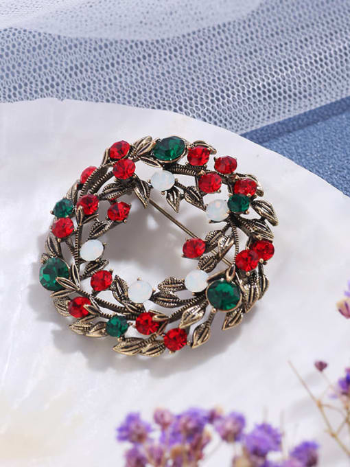 Lin Liang Alloy Rhinestone Retro Flower accessories 2