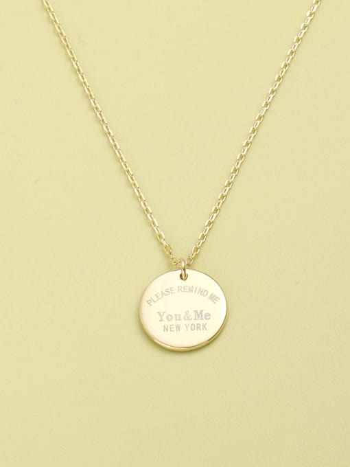 ANI VINNIE 925 Sterling Silver Round Minimalist Necklace 0
