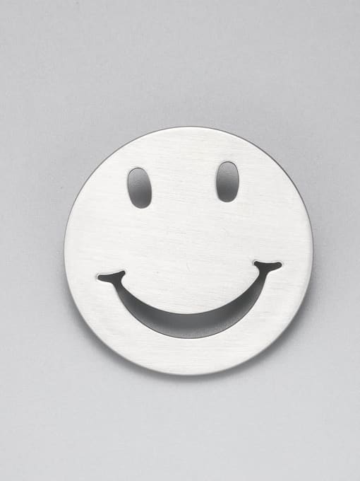 Lin Liang Brass Smiley Minimalist Pins & Brooches 0