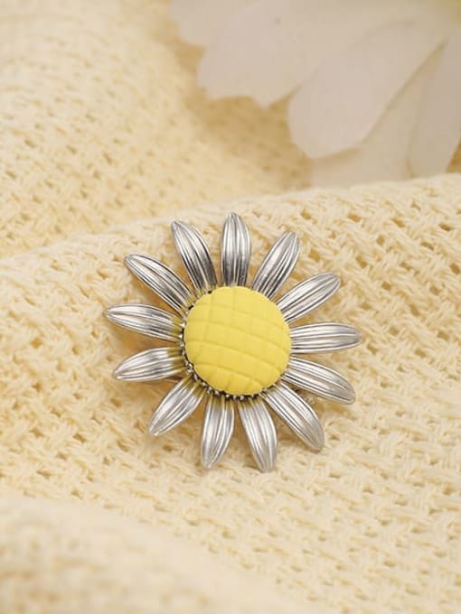 Lin Liang Daisy lovely simple brooch brooch shirt shirt accessories pin collar button decoration 0