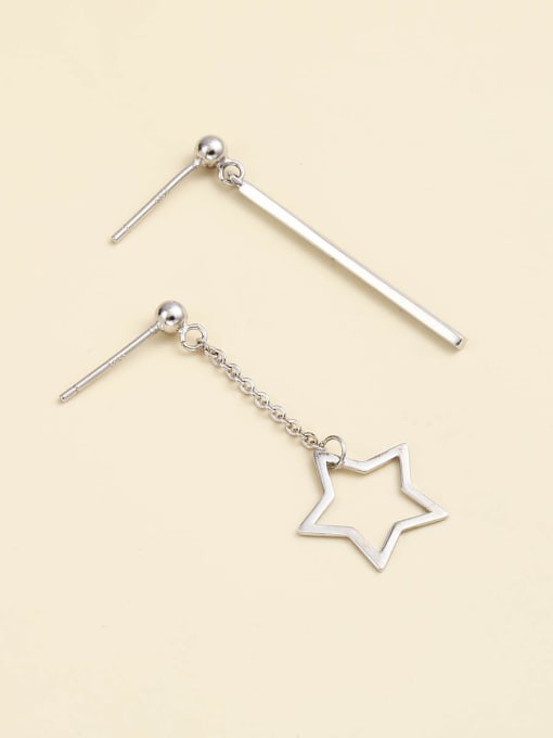 ANI VINNIE 925 Sterling Silver Star Minimalist Drop Earring 0