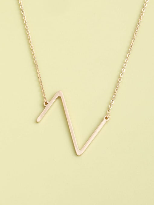 ANI VINNIE 925 Sterling Silver Letter Minimalist Long Strand Necklace 2