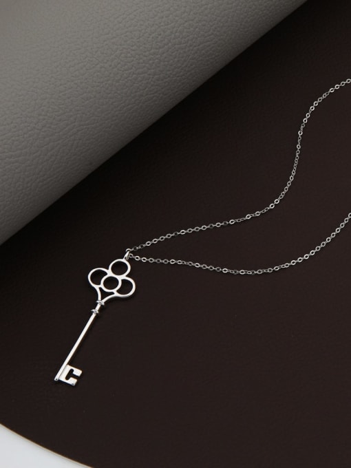 Lin Liang Bronze Key Minimalist Long Strand Necklace 0