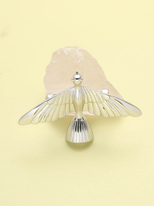 Lin Liang Brass Owl Minimalist Pins & Brooches 1