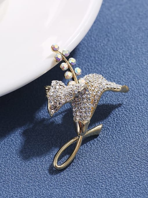 Lin Liang Personalized temperament wheat ear flower pin buckle atmosphere suit accessories corsage