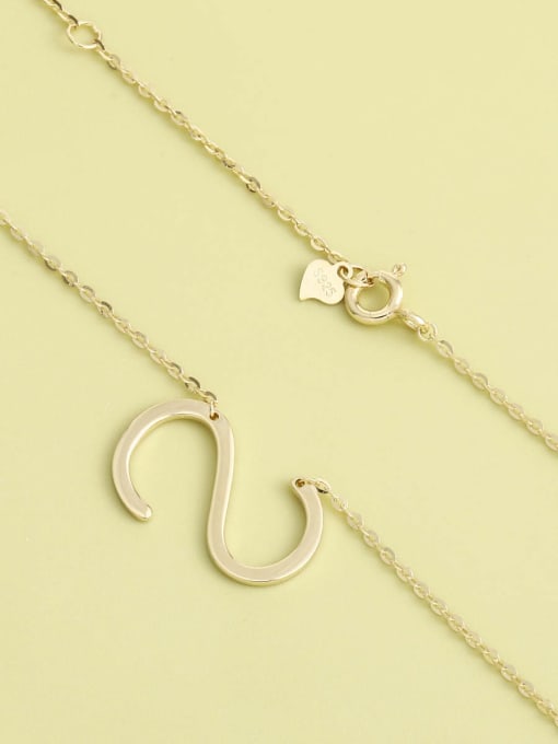 ANI VINNIE 925 Sterling Silver Letter Minimalist Long Strand Necklace 1