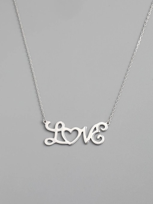 ANI VINNIE 925 Sterling Silver Letter Minimalist Necklace 0