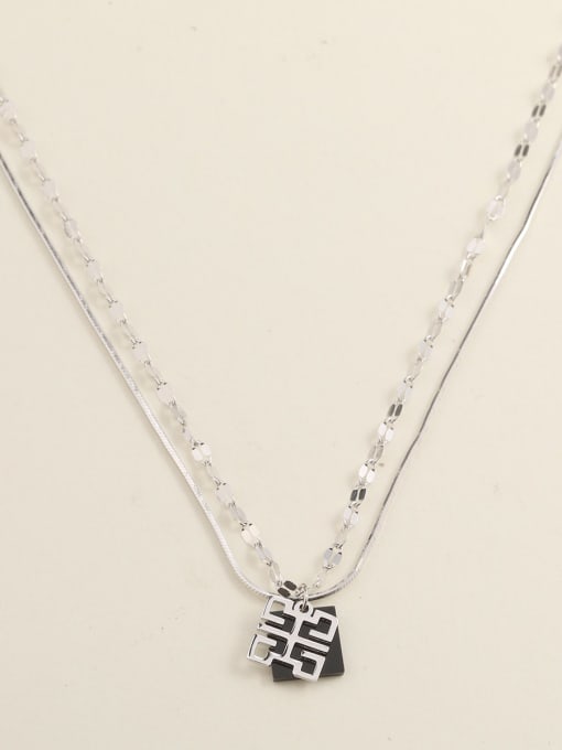 ANI VINNIE 925 Sterling Silver Minimalist Long Strand Necklace 1
