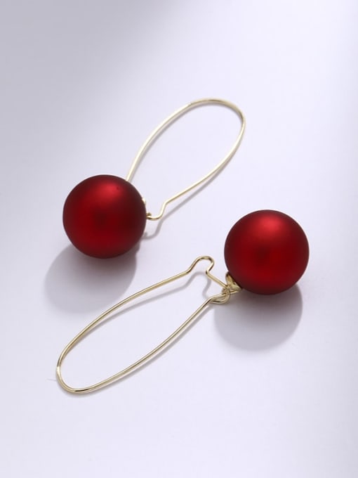 Lin Liang Brass Round Vintage Drop Earring 1