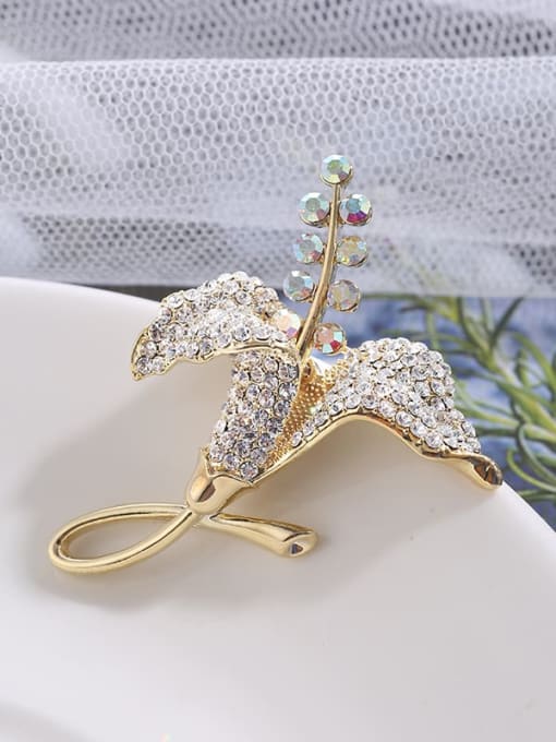 Gold Personalized temperament wheat ear flower pin buckle atmosphere suit accessories corsage