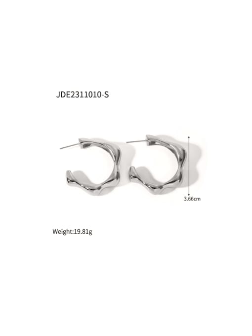 JDE2311010 Steel Stainless steel Geometric Minimalist Stud Earring