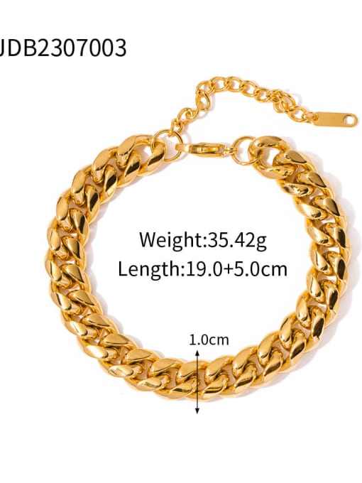 JDB2307003 Trend Geometric Stainless steel Bracelet and Necklace Set