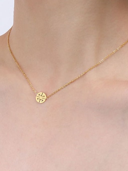 P335 gold necklace 40 +5cm Titanium Steel  Minimalist Irregular Earring Bracelet and Necklace Set