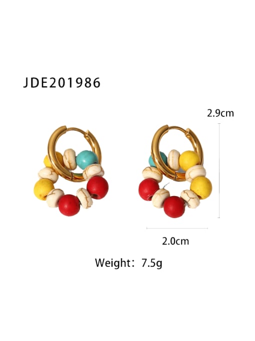 J&D Stainless steel Geometric Cute Huggie Earring 2