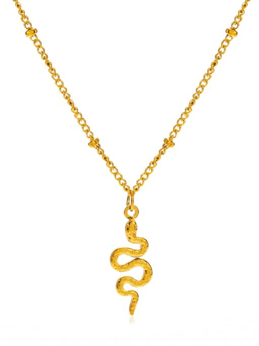 J$L  Steel Jewelry Stainless steel Snake Vintage Necklace 0