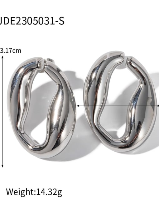 JDE2305031 S Stainless steel Geometric Trend Stud Earring