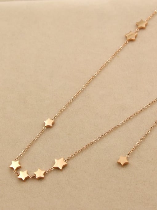 K.Love Titanium Star Dainty Necklace 0