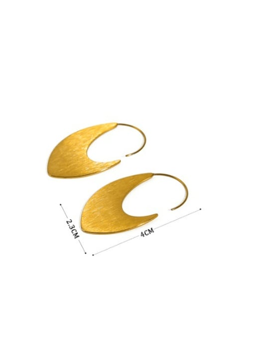 YAYACH Stainless steel Geometric Minimalist Hook Earring 2