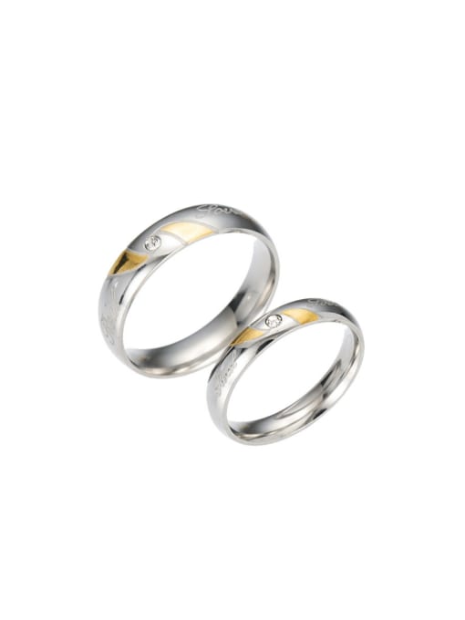 SM-Men's Jewelry Stainless steel Irregular Minimalist Couple Ring 3