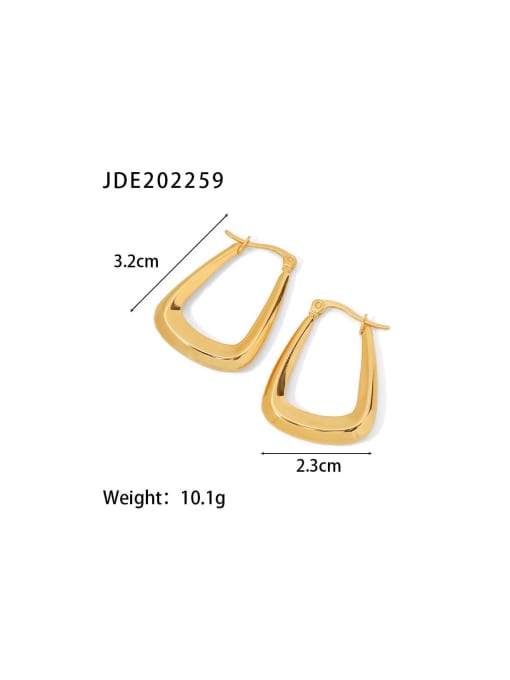 J&D Stainless steel Geometric Trend Earring 1
