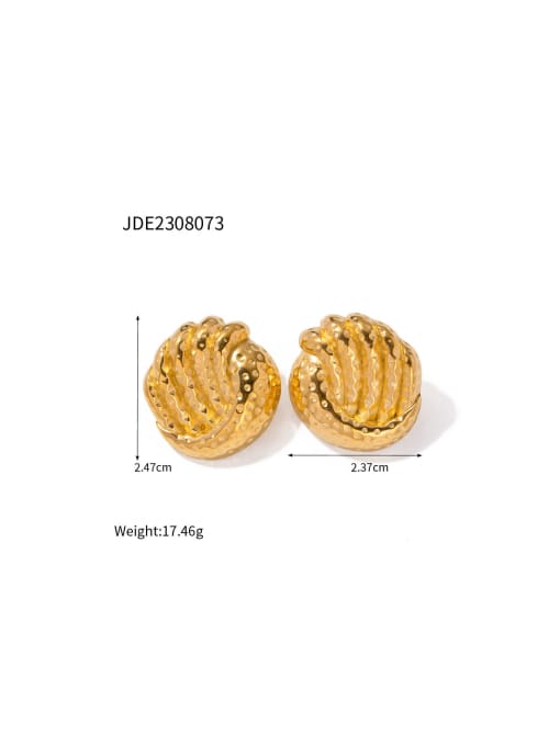 JDE2308073 Stainless steel Geometric Trend Stud Earring