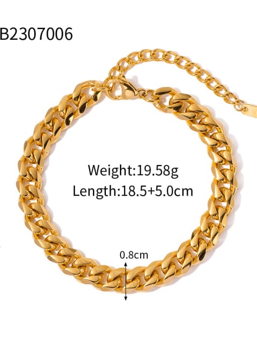 JDB2307006 Stainless steel Bracelet and Necklace Set
