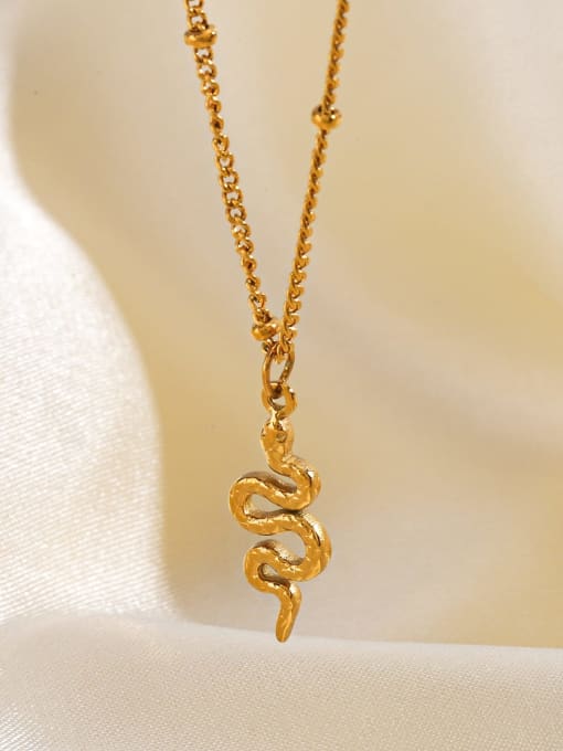 J$L  Steel Jewelry Stainless steel Snake Vintage Necklace 1