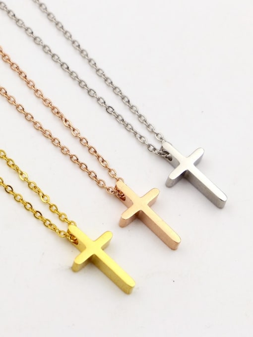 K.Love Titanium Cross Minimalist Necklace 0