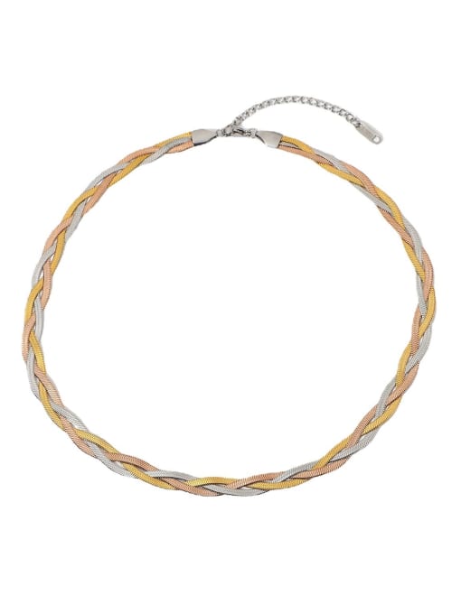 J&D Stainless steel Trend Choker Necklace