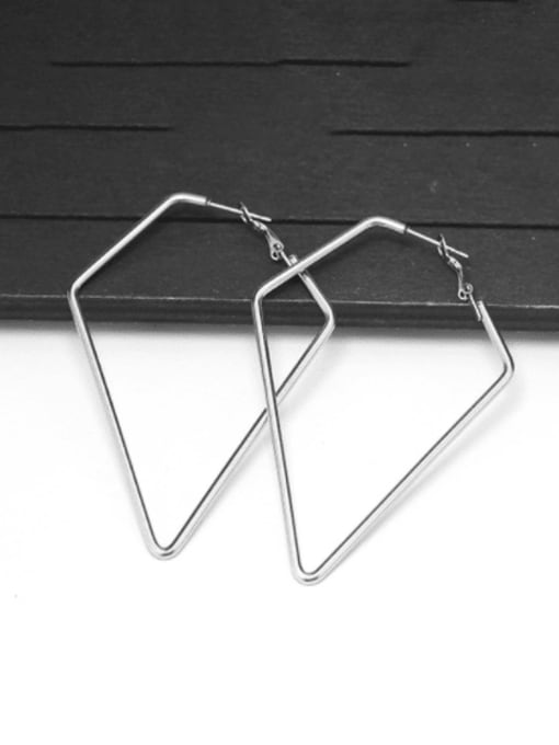 BELII Stainless steel Geometric Minimalist Drop Earring 2