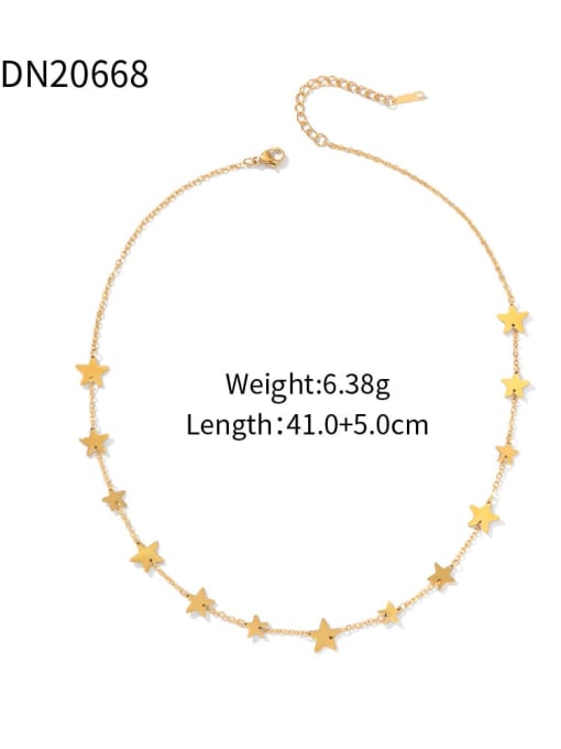 JDN20668 Stainless steel Imitation Pearl Dainty Star Earring Bracelet and Necklace Set