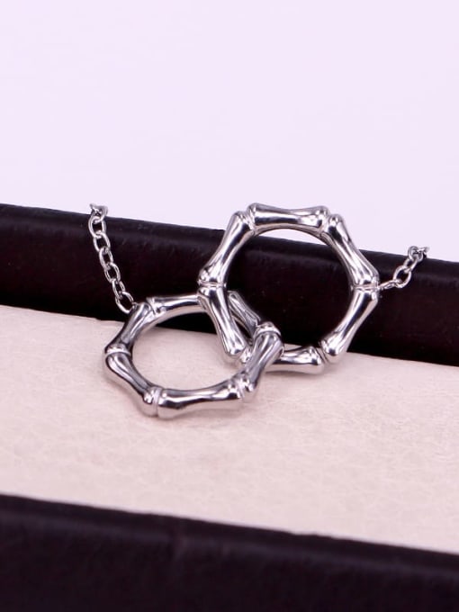 K.Love Titanium Steel Geometric Minimalist Necklace 1