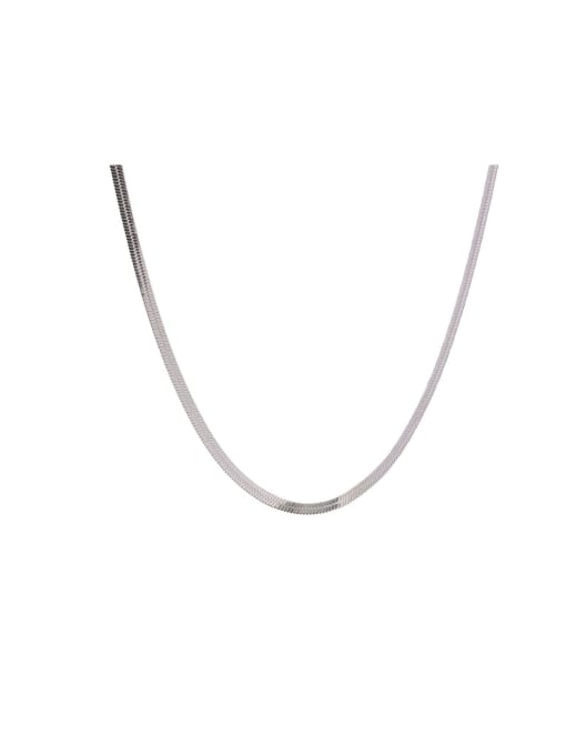 J&D Stainless steel Geometric Hip Hop Link Necklace