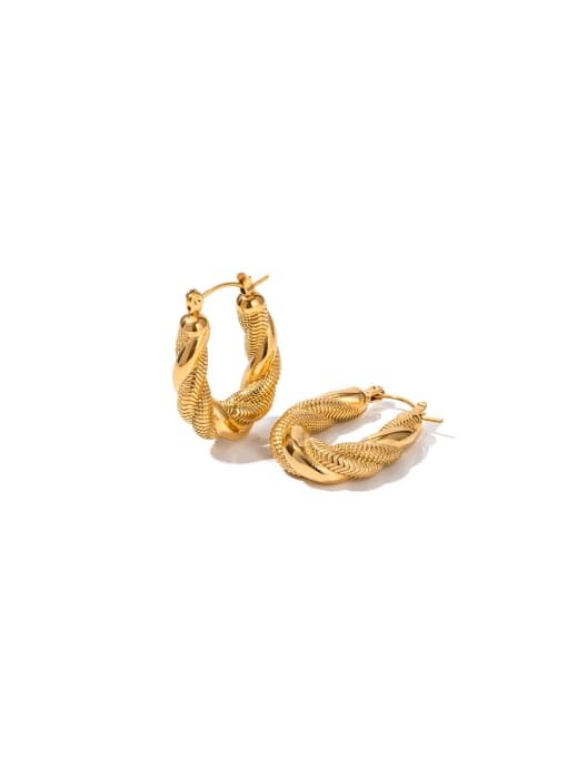 J&D Stainless steel Geometric Trend Stud Earring 0