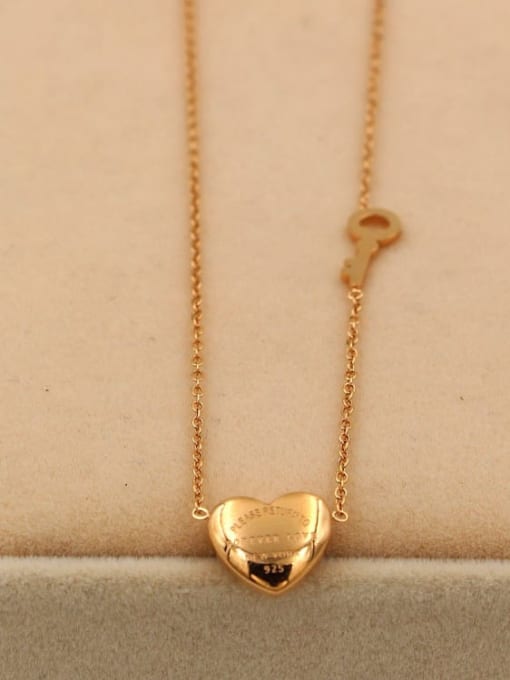 K.Love Titanium Key Dainty Necklace 2