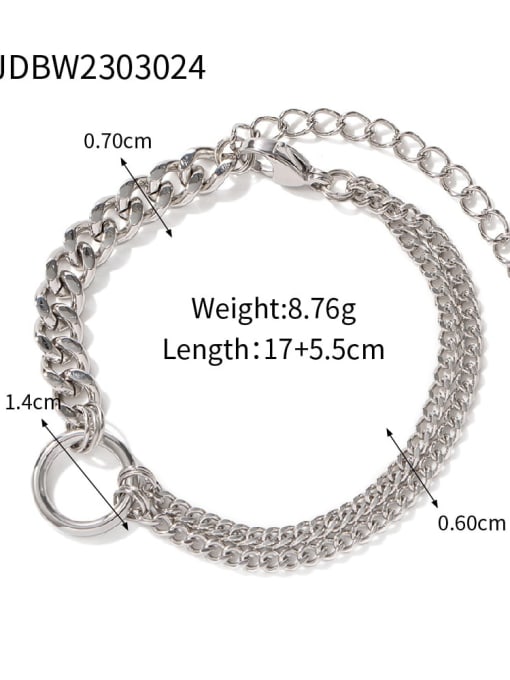 JDBW2303024 Stainless steel Geometric Trend Bracelet