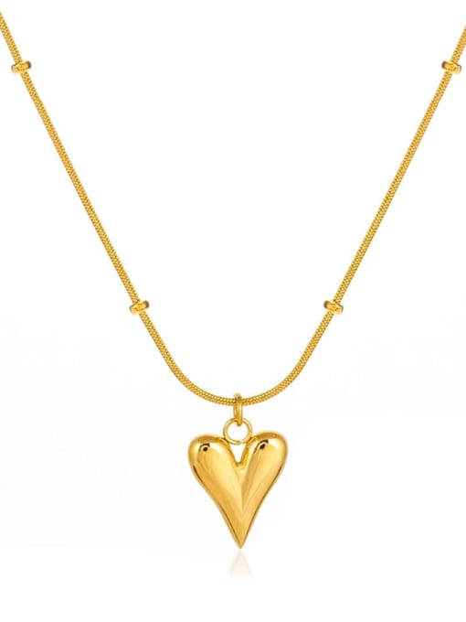 J$L  Steel Jewelry Stainless steel Heart Minimalist Necklace 0