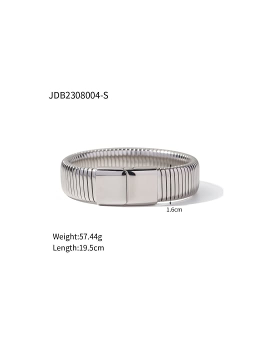 J&D Stainless steel Geometric Trend Bracelet 3