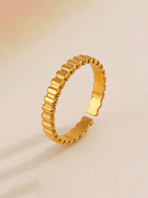 J$L  Steel Jewelry Stainless steel Geometric Minimalist Band Ring 2