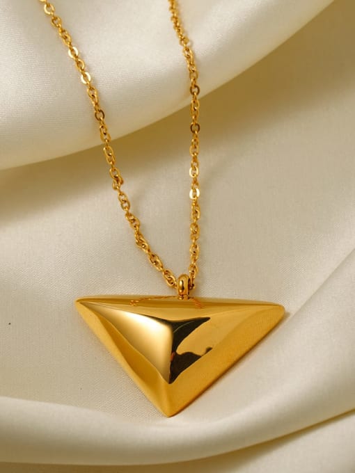 J&D Stainless steel Triangle Hip Hop Necklace 1