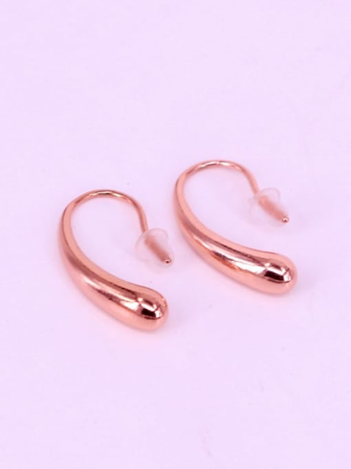 K.Love Stainless steel Water Drop Minimalist Hook Earring 2