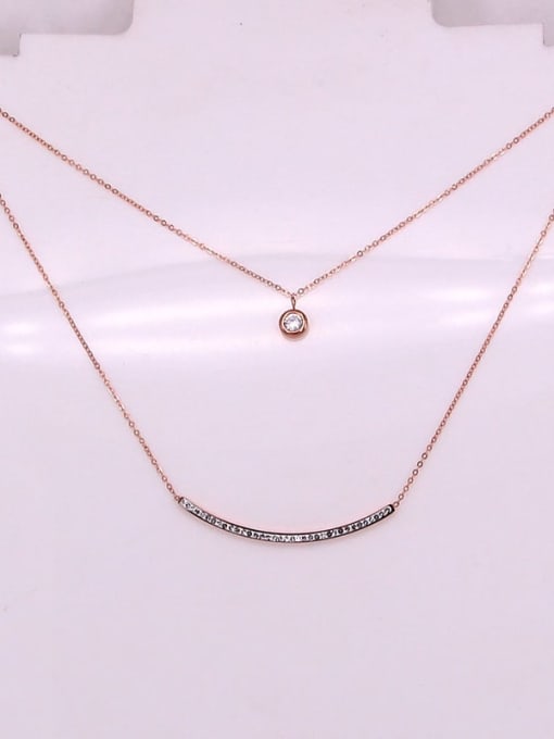K.Love Titanium Rhinestone Locket Minimalist Necklace 3