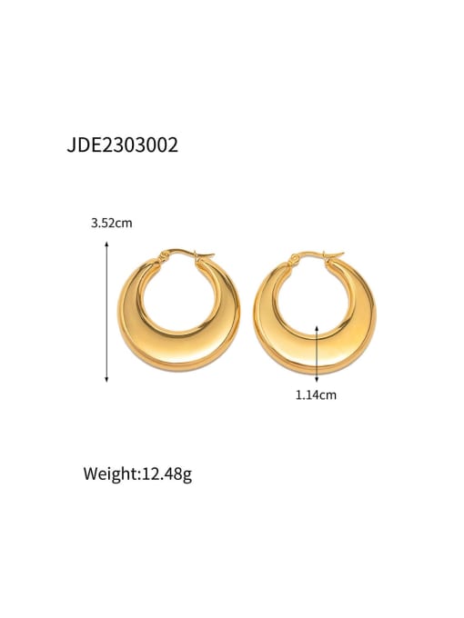 J&D Stainless steel Geometric Trend Earring 1