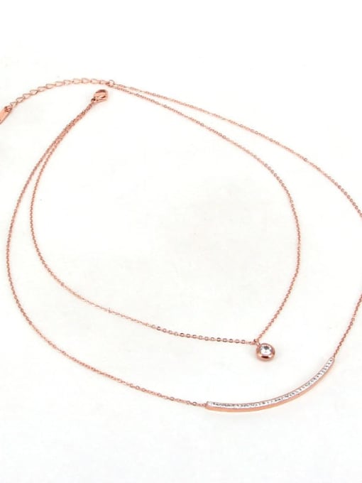 K.Love Titanium Rhinestone Locket Minimalist Necklace 2