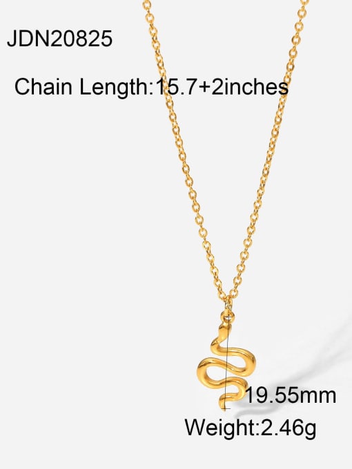 JDN20825 Stainless steel Snake Vintage Necklace