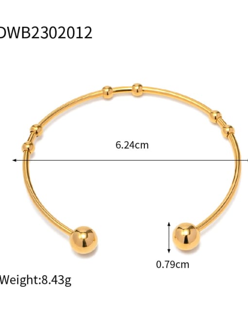 JDWB2302012 Stainless steel Geometric Trend Bracelet