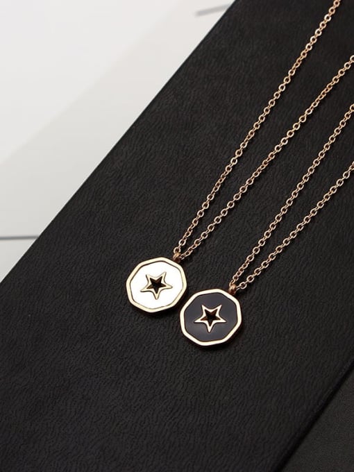 K.Love Titanium Shell Star Dainty Necklace 3