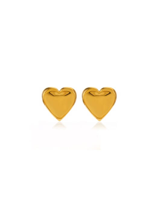 J$L  Steel Jewelry Stainless steel Heart Trend Stud Earring 0