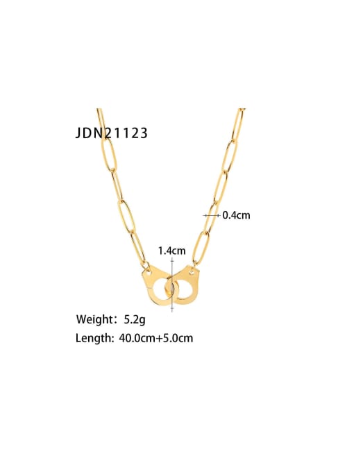 J&D Stainless steel Geometric Trend Necklace 2